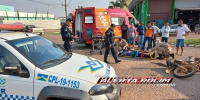 Semana começa com registro de acidente de trânsito em Rolim de Moura 