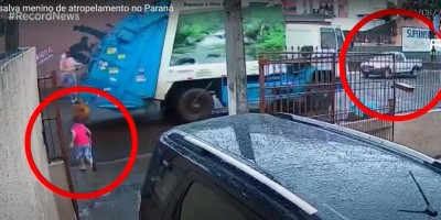 Gari salva menino de atropelamento no Paraná; vejo o vídeo