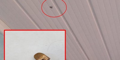 Homem ouve barulho e encontra projetil no piso de sua cozinha em Rolim de Moura