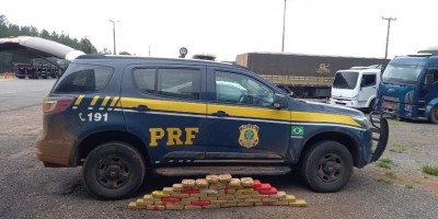 PRF prende traficante com mais de 50 quilos de drogas