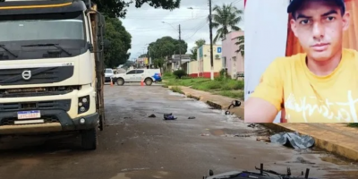 Jovem perde a vida após colidir motocicleta em caminhão estacionado, em RO