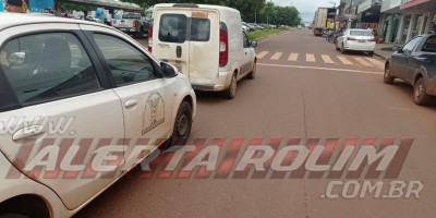 Colisão traseira foi registrada pela PM nesta sexta-feira em Rolim de Moura