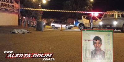 Identificado homem que foi morto com tiro na cabeça na noite de ontem em Rolim de Moura - Vídeo