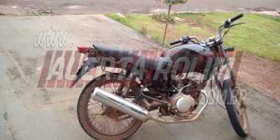 Durante patrulhamento, PM recupera moto que foi roubada de trabalhador que fazia delivery em Rolim de Moura