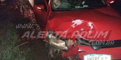 Adolescente conduzindo moto sofre fraturas após ser atingido por carro na RO-383 em Rolim de Moura 