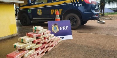 PRF apreende 47 kg de cocaína em RO