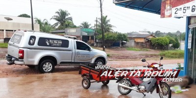 URGENTE - Homem é encontrado morto na calçada de mercado no bairro Planalto em Rolim de Moura