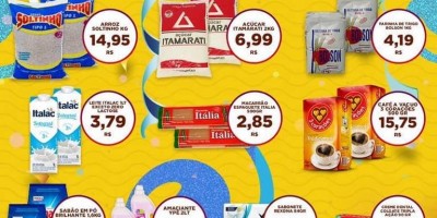 Ofertas de carnaval do Supermercado Central, em Rolim de Moura 