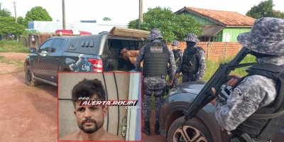 Ação conjunta entre PC, PM e PATAMO do 10º BPM resultou na prisão do suspeito de cometer tentativa de homicídio ocorrida no bairro Cidade Alta em Rolim de Moura – Vídeo 