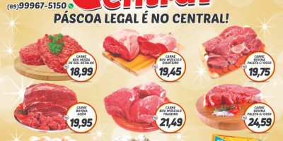 Promoção Supermercado Central, em Rolim de Moura