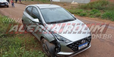 Acidente de trânsito com duas vítimas foi registrado no Jequitibá em Rolim de Moura