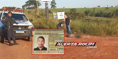 URGENTE - Homem foi executado com 06 tiros na cabeça durante a madrugada na zona rural de Rolim de Moura