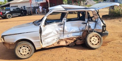 Idoso morre em grave acidente no trevo da BR 364, em RO