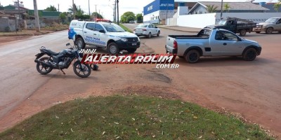 PM registrou acidente de trânsito nesta tarde em Rolim de Moura