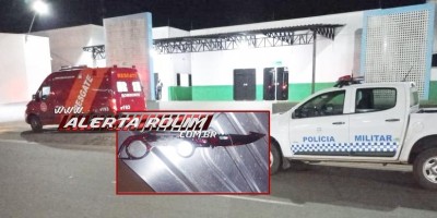 Homem ficou com canivete cravado nas costas após sofrer tentativa de homicídio no bairro Beira Rio em Rolim de Moura