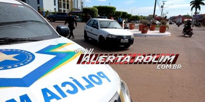 Colisão entre dois veículos foi registrada pela PM nesta segunda-feira em Rolim de Moura