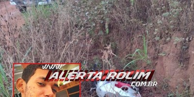 URGENTE- Jovem, de 21 anos, morreu após sofrer queda de moto na linha 188 em Rolim de Moura 
