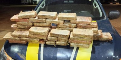 PRF apreendeu quase 45 kg de cocaína em Nova Mamoré