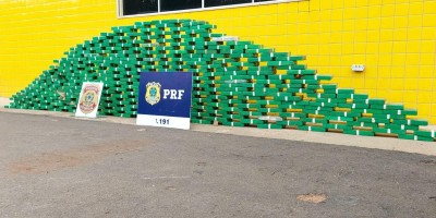 PRF e PF apreendem 309 kg de cocaína no sul de Rondônia