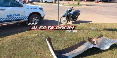 Polícia Militar registrou terceiro acidente de trânsito desta quarta-feira em Rolim de Moura