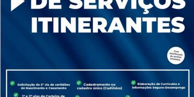 Prestação de serviços Itinerantes