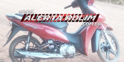 Polícia Militar recuperou moto que foi roubada nesta manhã em Rolim de Moura