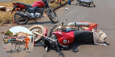 Segundo acidente de trânsito do dia em Rolim de Moura envolveu duas motos