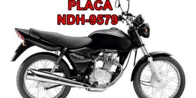 Moto foi furtada durante a madrugada em Rolim de Moura