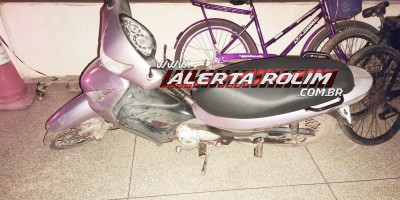 Durante patrulhamento, guarnição da Ptran localizou moto com restrição de roubo/furto em Rolim de Moura