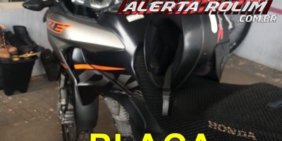 Motocicleta XRE foi furtada em apartamento durante essa madrugada em Rolim de Moura 