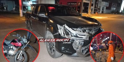 Grave acidente de trânsito foi registrado na noite de sexta-feira em Rolim de Moura
