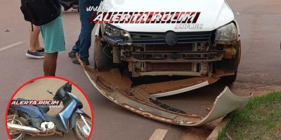 Quarto acidente de trânsito do dia também deixou uma pessoa ferida em Rolim de Moura