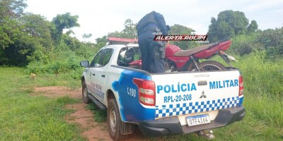 Moto furtada foi recuperada pela PM em Rolim de Moura