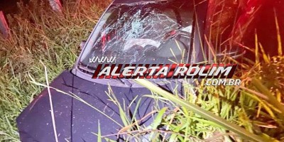 Durante ultrapassagem, motorista saiu da pista e bateu em árvore em Nova Estrela - Vídeo