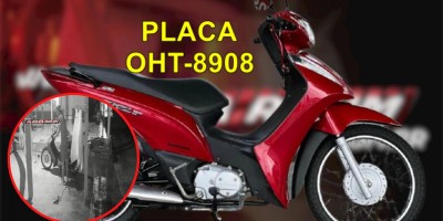 Vídeo mostra momento em que ladrão furtou moto em residência nesta madrugada em Rolim de Moura