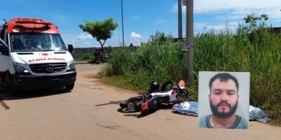 Motociclista morreu em colisão contra poste em RO