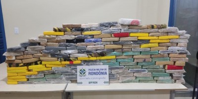 PM prende um e apreendeu 160 quilos de cocaína em Rondônia