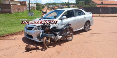 Irmãos ficaram feridos no segundo acidente de trânsito nesta terça-feira em Rolim de Moura - Vídeo