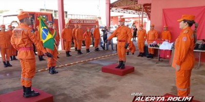 Corpo de Bombeiros de Rolim de Moura realizou troca de comando 