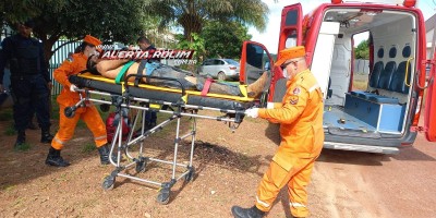 Após discussão por pedra de crack, mulher esfaqueou homem nesta tarde em Rolim de Moura