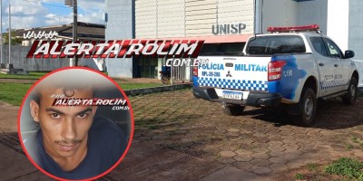 Acusado de tentar matar casal a tiros em Alta Floresta foi preso pela Polícia Militar nesta segunda-feira em Rolim de Moura