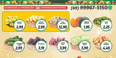 Promoção Supermercado Central, em Rolim de Moura 
