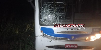 URGENTE – Pedestre foi socorrido em estado grave ao ser atingido por ônibus na RO 010 em Rolim de Moura