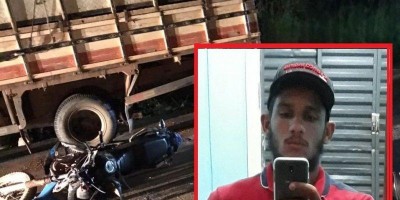 Jovem morreu após bater moto em traseira de caminhão em RO