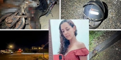 Mulher morreu após sofrer queda de moto em Cacoal 