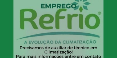 Vaga de emprego na Refrio Climatização em Rolim de Moura