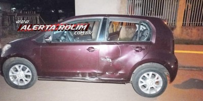 Colisão entre carro e moto foi registrada nesta tarde em Rolim de Moura