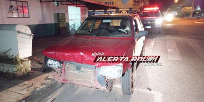 Acidente de trânsito envolvendo dois carros foi registrado nesta noite em Rolim de Moura