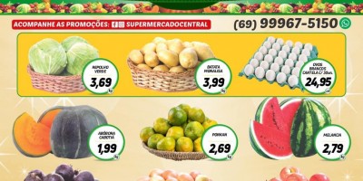 Promoção Supermercado Central, em Rolim de Moura 