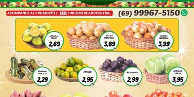 Promoção Supermercado Central, em Rolim de Moura 